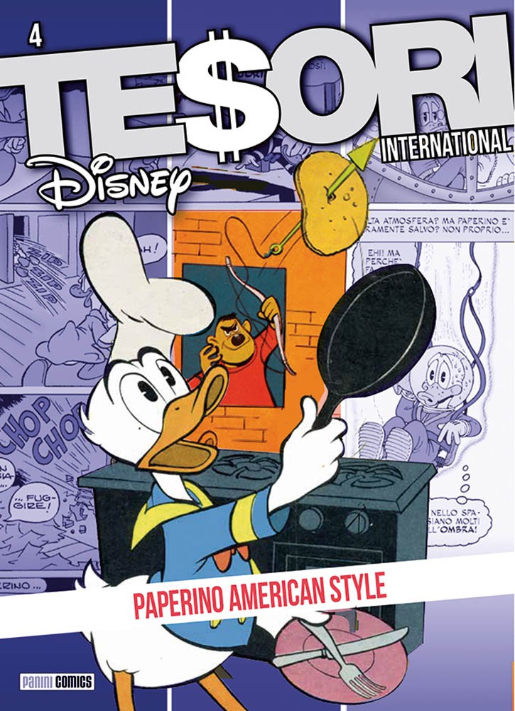 Cover Tesori International 4 - Paperino american style e i grandi autori made in USA