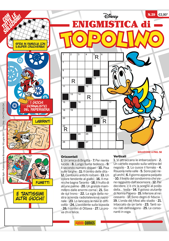 Cover Enigmistica di Topolino 29