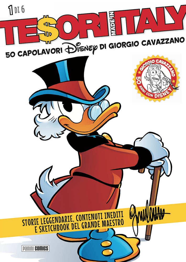 Cover Tesori Made in Italy 1 - 50 capolavori Disney di Giorgio Cavazzano - 1 di 6