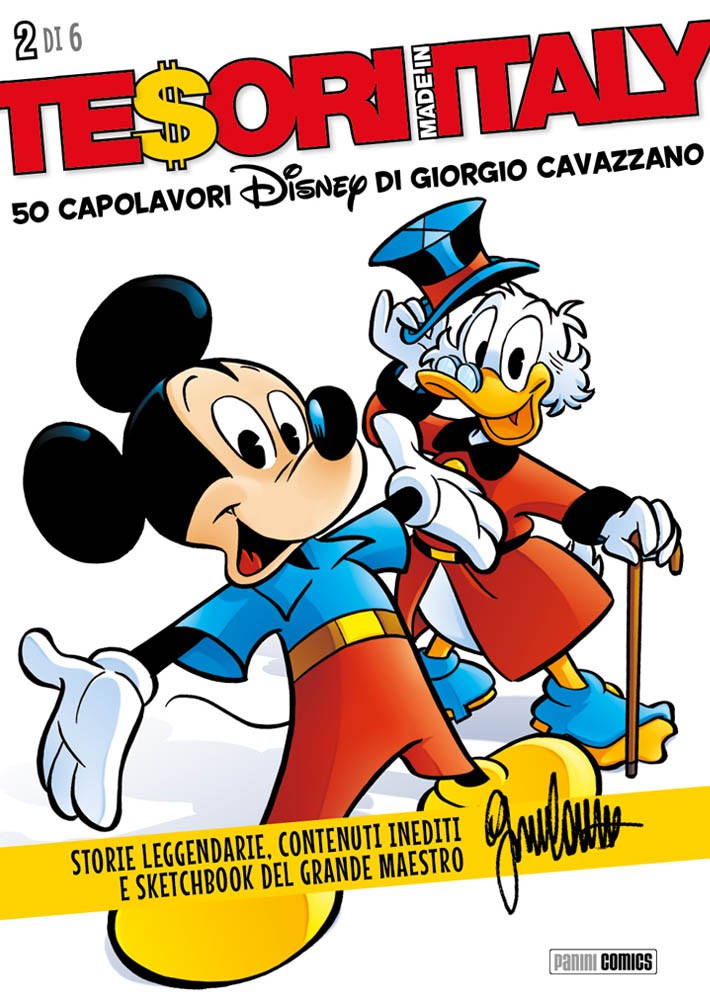 Cover Tesori Made in Italy 2 - 50 capolavori Disney di Giorgio Cavazzano - 2 di 6